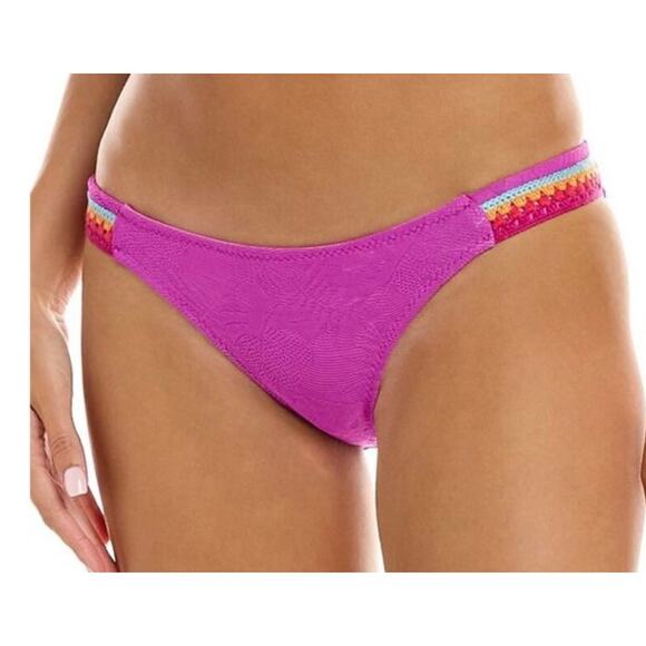 Trina Turk Tulum Tab Side Hipster Bikini Bottom 10 NWT - Picture 1 of 3